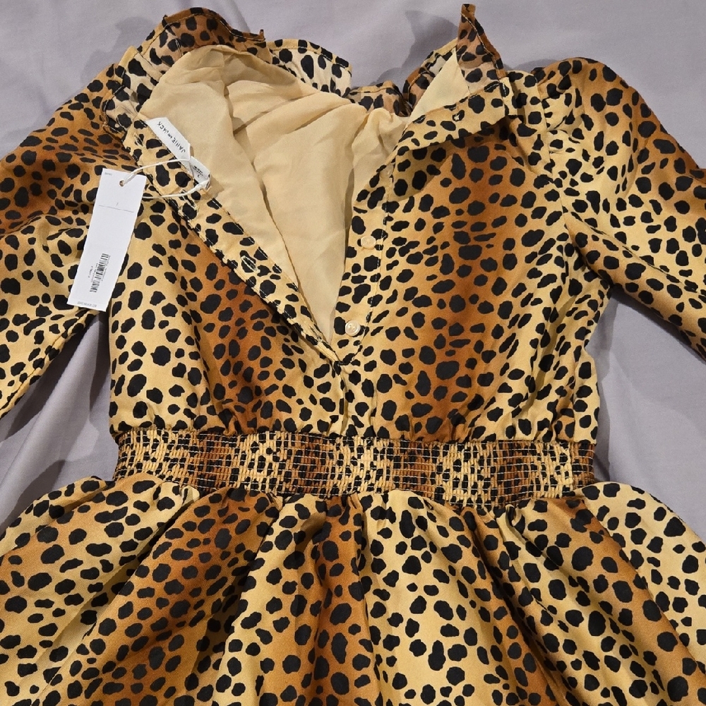 Janie and Jack Animal Print Dress